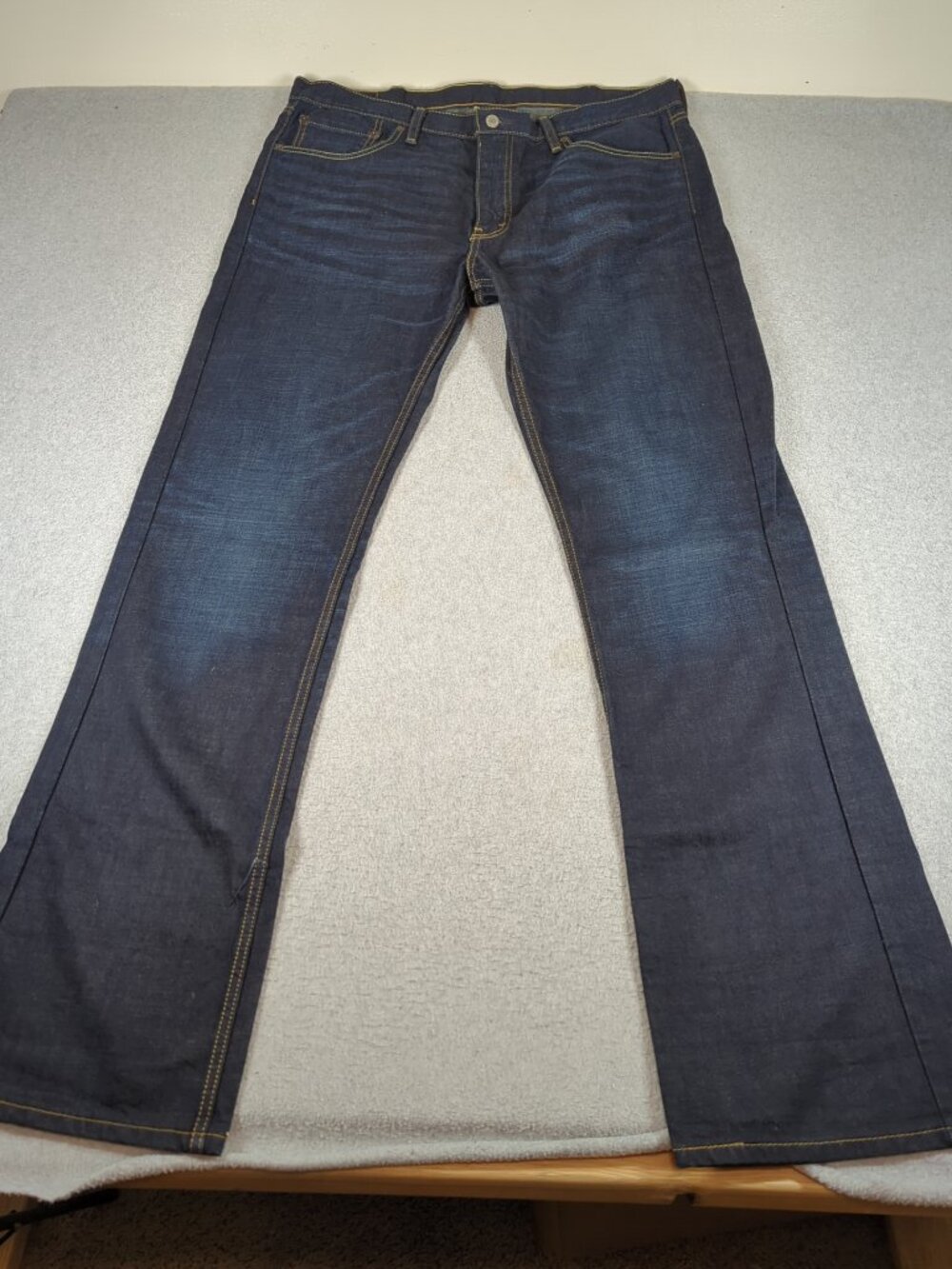 Levi's 527 Jeans Men's 38x36 Blue Dark Wash Bootcut Cowboy Rodeo Western